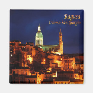 SCL073 RAGUSA、聖ジョージ大聖堂、冷蔵庫 マグネット
