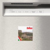 SCL080コレオーネ、シチリア、イタリア、冷蔵庫 マグネット (インサイチュ (食洗機))