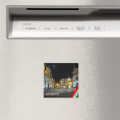 SCL091 CALTANISSETTA, Piazza Garibaldi,冷蔵庫 マグネット (インサイチュ (食洗機))