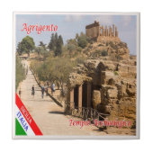 SCL093 AGRIGENTO、寺考古学、 タイル (正面)