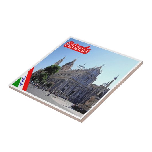 SCL096カタニア大聖堂，シチリア，イタリア， タイル (側面)