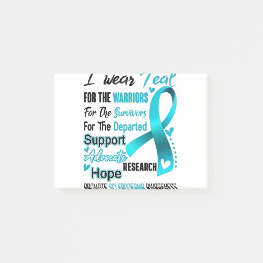 Scleroderma Awareness Month Ribbon Gifts ポストイット (正面)