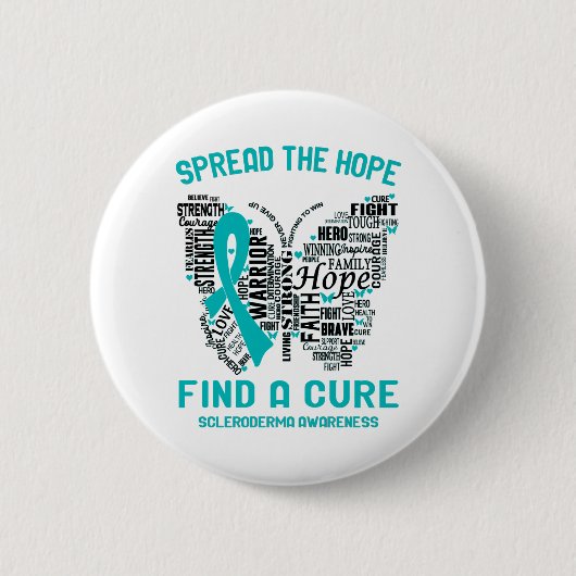 Scleroderma Awareness Month Ribbon Gifts 缶バッジ (正面)