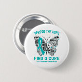 Scleroderma Awareness Month Ribbon Gifts 缶バッジ (正面&裏面)