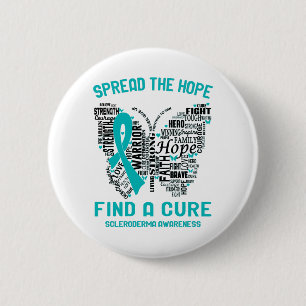 Scleroderma Awareness Month Ribbon Gifts 缶バッジ