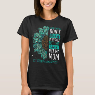 Scleroderma Awareness Ribbon Mom Warrior Tシャツ