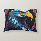 SCMイーグルヘッドデザインピローソフト アクセントクッション (裏面)