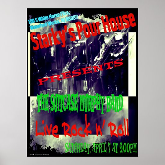 SCMB @ Starky's ポスター (正面)