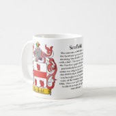 Scofield起源、意味および頂上 コーヒーマグカップ (正面左)