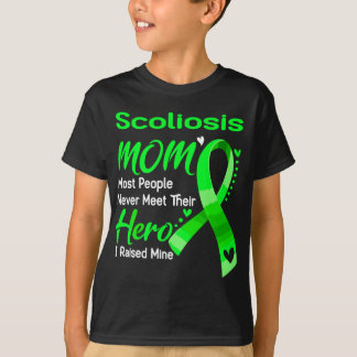 Scoliosis Mom私は私を育てた Tシャツ