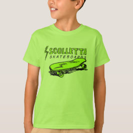 Scollettaの子供のグランジなTagless ComfortSoft® T 002 Tシャツ