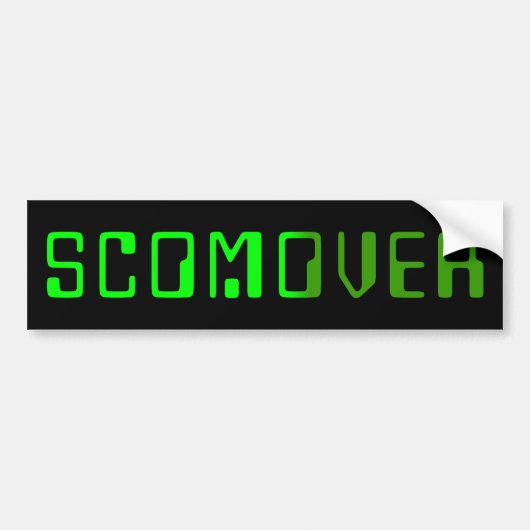ScoMOver 2019オーストラリア選挙バンパーステッカー バンパーステッカー (正面)