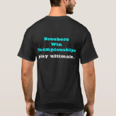 Scoobersの勝利選手権の最終的なワイシャツ Tシャツ (裏面)