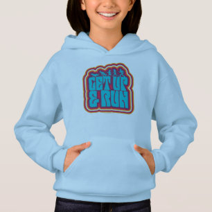 Scoobyおよび集団はグラフィックを"起こしましたり及び走ります"