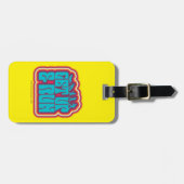 Scoobyと集団「Get Up & 走」の図 ラゲッジタグ (正面横)