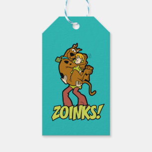Scooby-DooおよびシャギーなZoinks! ギフトタグ