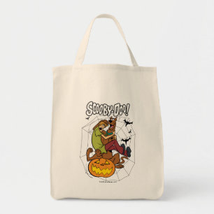 Scooby-Dooおよびハロウィンのシャギーな恐怖 トートバッグ