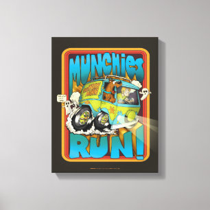 Scooby-Dooおよび"Munchiesのシャギーな操業! " キャンバスプリント