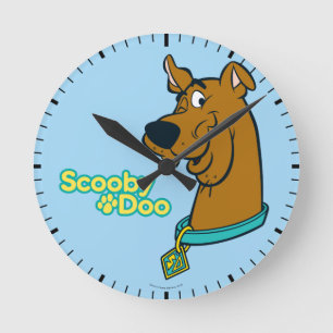 Scooby-Dooのまばたき ラウンド壁時計