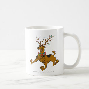 Scooby-Dooのクリスマスの休日の(雄ジカの)枝角 コーヒーマグカップ