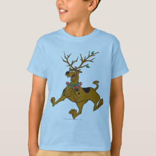 Scooby-Dooのクリスマスの休日の(雄ジカの)枝角 Tシャツ