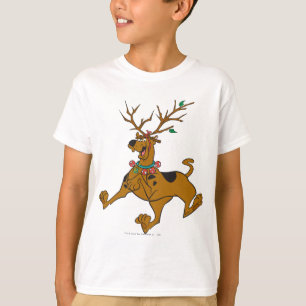 Scooby-Dooのクリスマスの休日の(雄ジカの)枝角 Tシャツ