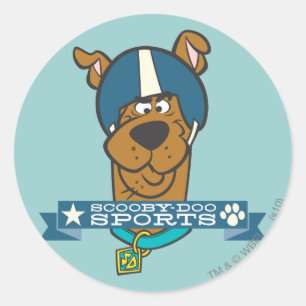 Scooby-Dooのスポーツ ラウンドシール