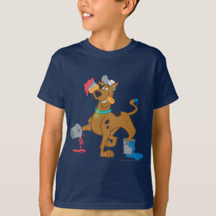 Scooby-Dooのペンキ Tシャツ