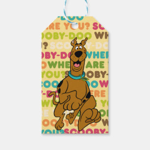 Scooby-Dooのランニングは"どこにですか。" ギフトタグ