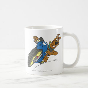 Scooby-Dooの乗馬のオートバイ コーヒーマグカップ