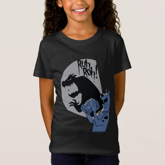 Scooby-Dooの夜食"Ruh Roh! " Tシャツ (正面)