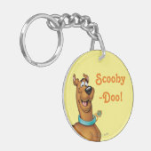 Scooby-Dooの幸せな歩行 キーホルダー (正面左)