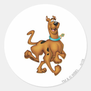Scooby-Dooの幸せな歩行 ラウンドシール