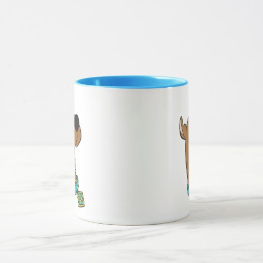 Scooby-Dooの幸せな顔 マグカップ (中央)