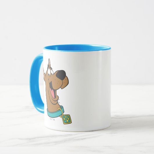 Scooby-Dooの幸せな顔 マグカップ (正面左)