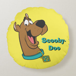 Scooby-Dooの幸せな顔 ラウンドクッション