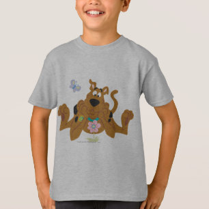 Scooby-Dooの敬服の念に満ちた花 Tシャツ