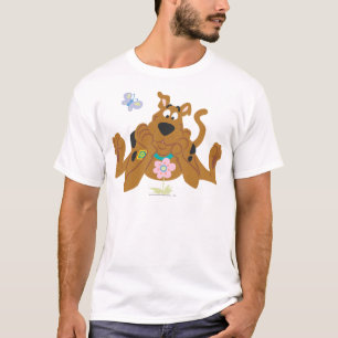 Scooby-Dooの敬服の念に満ちた花 Tシャツ
