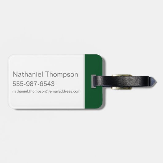 Scooby-Dooの笑うこと ラゲッジタグ (裏面横)