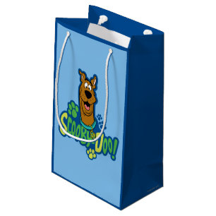 Scooby-Dooの足のプリントのキャラクターのバッジ スモールペーパーバッグ
