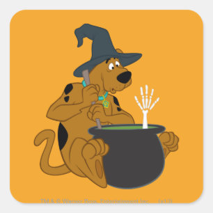 Scooby-Dooの魔法使いの大がま スクエアシール
