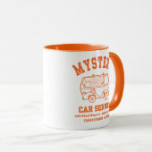 Scooby-Dooの「Mestery Car Service」の図 マグカップ (正面右)