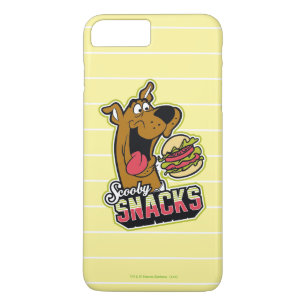 Scooby-Dooの「Scooby Snacks」ロゴ iPhone 8 Plus/7 Plusケース