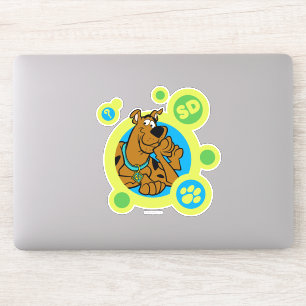 Scooby-DooはSDのバッジを一周します シール