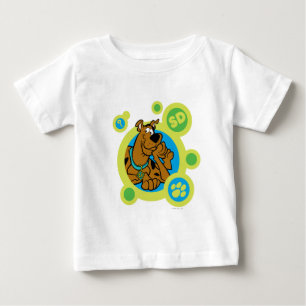 Scooby-DooはSDのバッジを一周します ベビーTシャツ