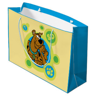 Scooby-DooはSDのバッジを一周します ラージペーパーバッグ