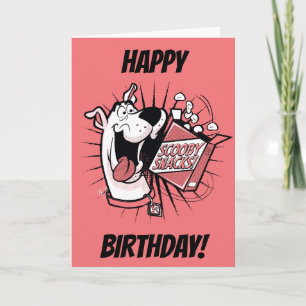 Scooby-DooハーフトーンのScoobyの軽食 カード