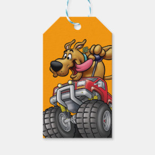 Scooby Dooモンスターのトラック ギフトタグ