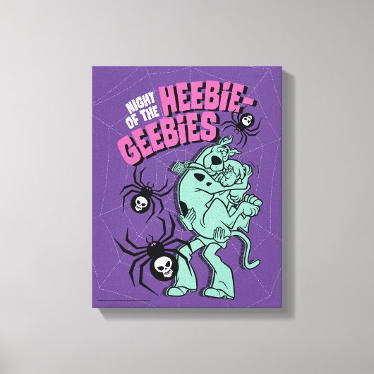 Scooby-Doo及びシャギーなHeebie-Geebies キャンバスプリント (正面)