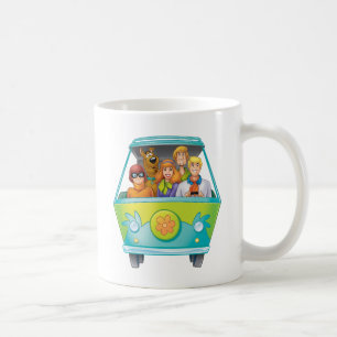 Scooby-Doo及び集団のミステリー機械エアブラシ コーヒーマグカップ